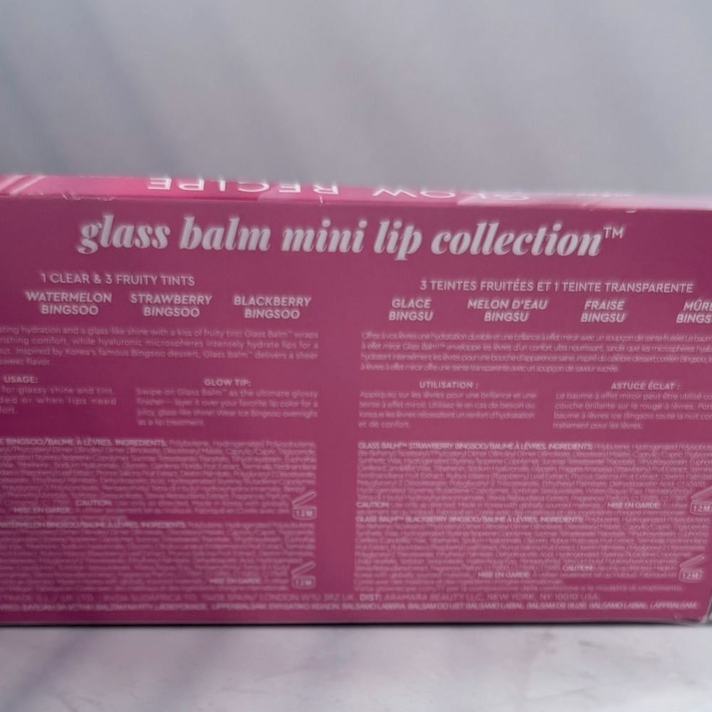 Glow Recipe Glass Balm Mini Lip Collection 4pc Set  BNIB - Picture 5 of 5